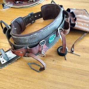 Buckingham Lineman Pole Tree Climbing Tool Belt Size 22